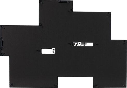 تصميمات Malden International مقاس 4x6 3.5x5 6 فتحات مجمعة رمادية الأبعاد مع إطار صورة مرفق بكلمة عائلية (9183-60) in Saudi Arabia