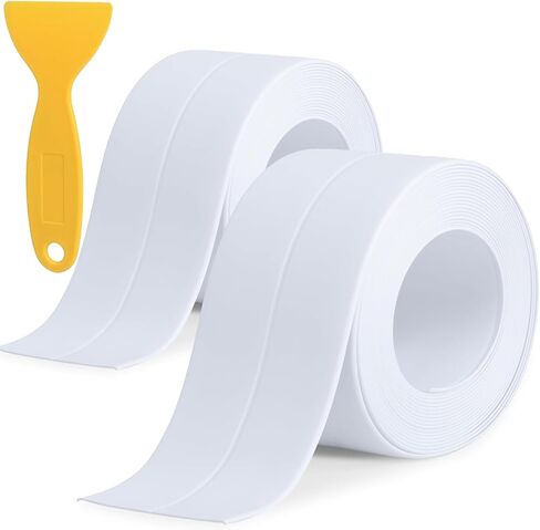 شريط السد للحمام والمطبخ، شريط السد ذاتي اللصق مقاوم للماء، شريط السد لمنضدة المطبخ، الحوض، الحمام، المرحاض، واقي حافة الجدار لأرضية حوض الاستحمام in Kuwait