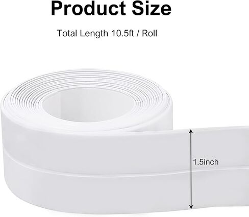 شريط السد للحمام والمطبخ، شريط السد ذاتي اللصق مقاوم للماء، شريط السد لمنضدة المطبخ، الحوض، الحمام، المرحاض، واقي حافة الجدار لأرضية حوض الاستحمام in Kuwait