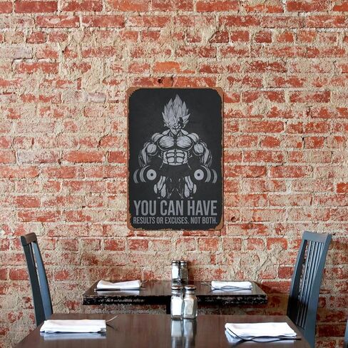 لافتة معدنية من القصدير مقاس 8 × 12 بوصة لتحفيز الرسوم المتحركة ملصق عتيق للرجال لتزيين الكهف in Kuwait