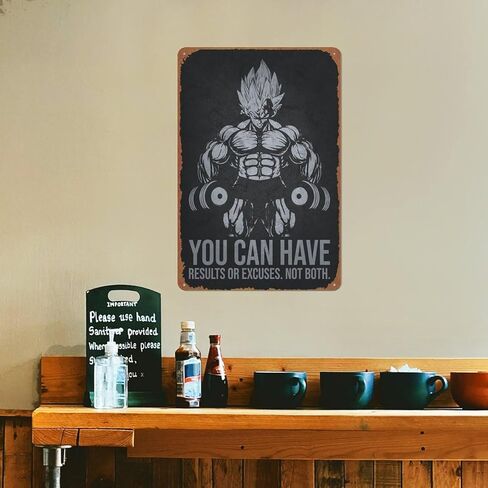 لافتة معدنية من القصدير مقاس 8 × 12 بوصة لتحفيز الرسوم المتحركة ملصق عتيق للرجال لتزيين الكهف in Kuwait