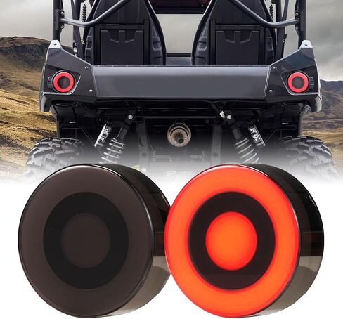 مصابيح خلفية LED A & UTV PRO لـ Kawasaki Teryx Teryx 4 2012-2016، ملحقات مصابيح إيقاف الفرامل الخلفية، مدخن، قطعتان in Kuwait