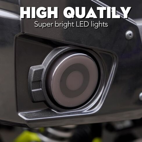 مصابيح خلفية LED A & UTV PRO لـ Kawasaki Teryx Teryx 4 2012-2016، ملحقات مصابيح إيقاف الفرامل الخلفية، مدخن، قطعتان in Kuwait