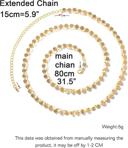 Longita Belly Chain Waist Chain for Women Silver Waist Jewelry for Women Waist Jewelry Silver Belly Chain Stomach Chain Jewelry Rhinestone Body Chain Cross Pearl Waist Chain Jewelry in Saudi Arabia