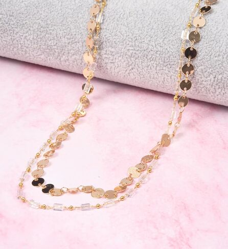 Longita Belly Chain Waist Chain for Women Silver Waist Jewelry for Women Waist Jewelry Silver Belly Chain Stomach Chain Jewelry Rhinestone Body Chain Cross Pearl Waist Chain Jewelry in Saudi Arabia