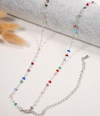 Longita Belly Chain Waist Chain for Women Silver Waist Jewelry for Women Waist Jewelry Silver Belly Chain Stomach Chain Jewelry Rhinestone Body Chain Cross Pearl Waist Chain Jewelry in Saudi Arabia