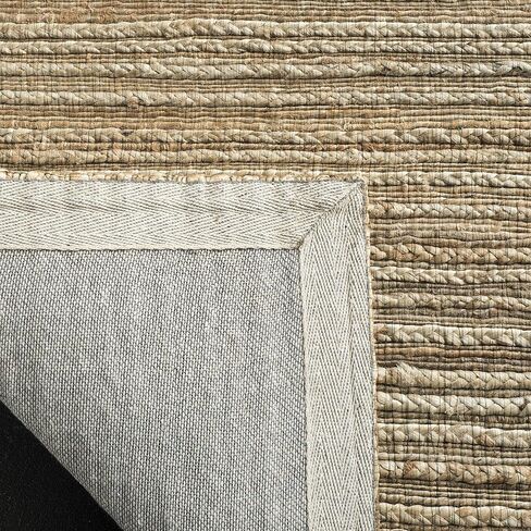 سجادة SAFAVIEH Cape Cod Collection - 2'3" x 12'، طبيعية، قنب مضفر يدويًا، مثالية للمناطق ذات حركة المرور العالية في غرفة المعيشة وغرفة النوم (CAP503A) in Saudi Arabia
