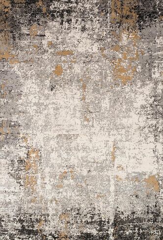 مجموعة Loloi II Alchemy Collection ALC-02 جرانيت/ذهبي، عداء معاصر 2'-8" x 7'-6" in Saudi Arabia