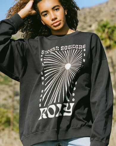 Roxy Women's Oversized Crewneck Sweatshirt in Saudi Arabia