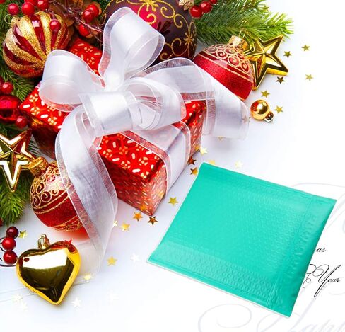 20 حزمة 8.5 × 12 بوصة بولي فقاعات بريدية ذاتية الغلق، CBTONE #2 مغلفات مبطنة باللون الأزرق المخضر، مغلفات فقاعات مقاومة للماء، مغلفات شحن بريدية 8.5 بوصة × 12 بوصة in Kuwait