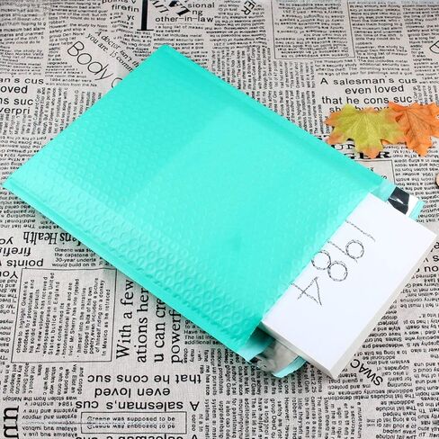 20 حزمة 8.5 × 12 بوصة بولي فقاعات بريدية ذاتية الغلق، CBTONE #2 مغلفات مبطنة باللون الأزرق المخضر، مغلفات فقاعات مقاومة للماء، مغلفات شحن بريدية 8.5 بوصة × 12 بوصة in Kuwait