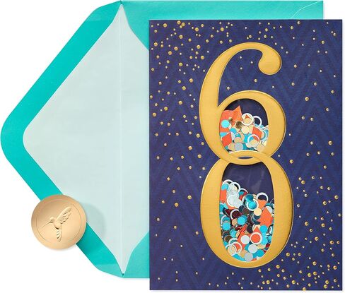 Papyrus 60th Birthday Card (Wonderful Celebration) in Kuwait