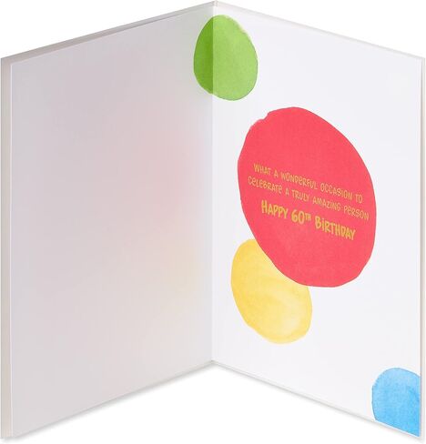 Papyrus 60th Birthday Card (Wonderful Celebration) in Kuwait