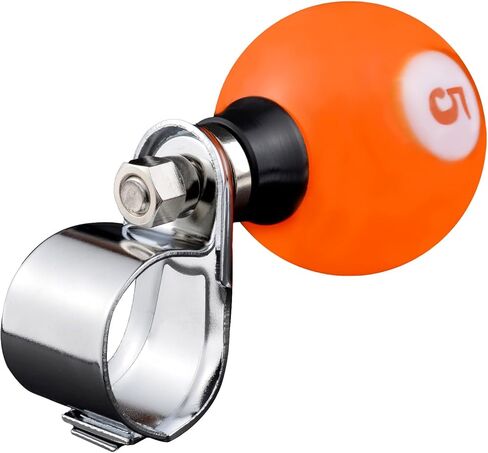 Lunsom Steering Wheel Spinner, Ball Shape Driving Booster Suicide Knob Resin Turning Assist Helper Spinner Knobs for Vehicles Trucks,Amber Green in Kuwait