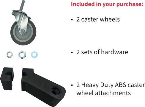 عجلات قفل العجلات متوافقة مع Milwaukee Packout - ملحقات لصندوق أدوات Packout - انقل أدواتك بأناقة in Kuwait