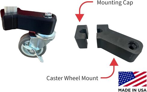 عجلات قفل العجلات متوافقة مع Milwaukee Packout - ملحقات لصندوق أدوات Packout - انقل أدواتك بأناقة in Kuwait