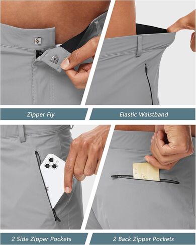 Men's Golf Shorts, Dress Stretch Golf Shorts for Men Dry Fit with Pockets Hiking Casual Work 9 Inch Inseam in Saudi Arabia
