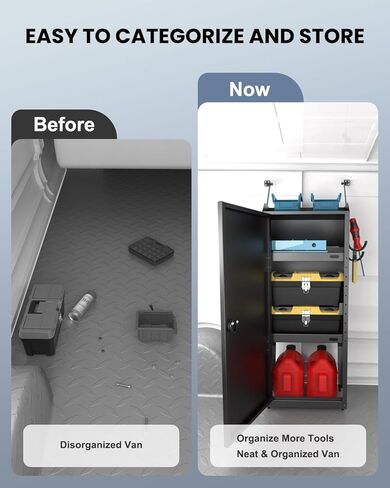 خزانة تخزين أرفف فان قابلة للقفل لشاحنات أو شاحنات البضائع كاملة الحجم in Kuwait