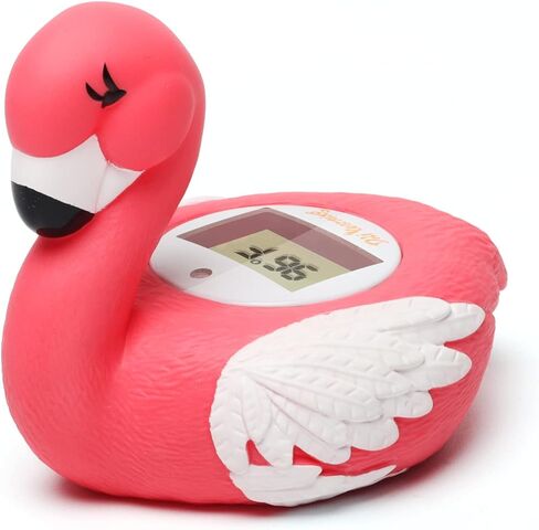 Doli Yearning Upgrade Flamingo Baby Bath Thermometer Toddlers Bath Temperature Thermometer Safety Floating Toy Bathtub Thermometer ℃/℉ in Saudi Arabia