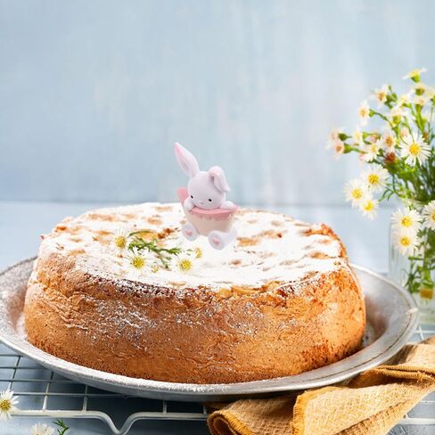 3pcs Rabbit Cake Topper Bunny Train Decorations Miniature Rabbit Figurines Resin Train Figurines Spring for Easter Home Garden Decoration Christmas Birthday Gift in Saudi Arabia