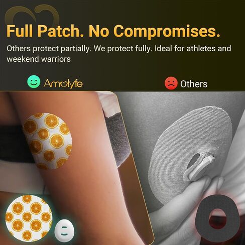 رقع لاصقة Dexcom G7 (عبوة من 10 قطع) - مقاومة للصدمات مع غطاء صلب، مقاومة للماء، قابلة للتنفس، لاصق طبي، حماية CGM لمدة 10 أيام (الصيف) in Saudi Arabia