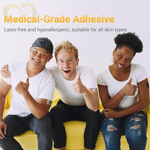رقع لاصقة Dexcom G7 (عبوة من 10 قطع) - مقاومة للصدمات مع غطاء صلب، مقاومة للماء، قابلة للتنفس، لاصق طبي، حماية CGM لمدة 10 أيام (الصيف) in Saudi Arabia