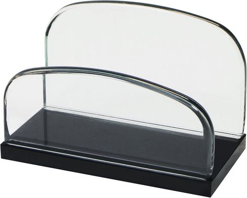 Storex Glass Business Card Holder, 5.25 x 3.13 x 4 Inches, Case of 4 (STX70148U04C) in Saudi Arabia