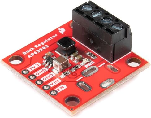 SparkFun Buck Regulator Breakout - 3.3V (AP63203)-Regulate power-2A synchronous Buck Converter- Wide Input 3.8V-32V- high-Efficiency Step-Down DC/DC Conversion- Low Profile 1 inch x 1 inch Footprint in Saudi Arabia
