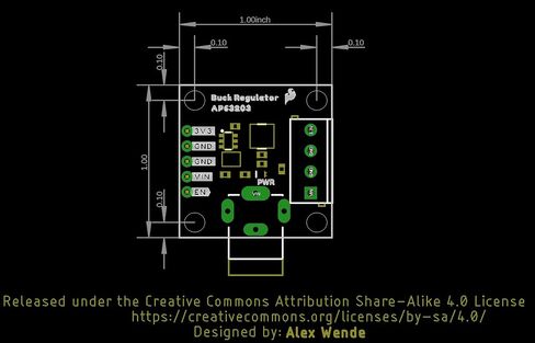 SparkFun Buck Regulator Breakout - 3.3V (AP63203)-Regulate power-2A synchronous Buck Converter- Wide Input 3.8V-32V- high-Efficiency Step-Down DC/DC Conversion- Low Profile 1 inch x 1 inch Footprint in Saudi Arabia