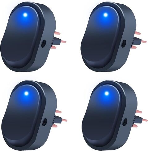 mxuteuk 4 قطع 30 أمبير 12 فولت مفتاح الروك تبديل السيارات 3 دبوس SPST ضوء LED أزرق مفتاح تشغيل/إيقاف مثلث التوصيل لسيارة شاحنة RV دراجة نارية قارب التحكم البحري ASW-20D-BU in Kuwait