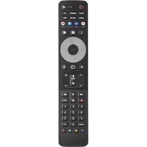 One for All Urc7966 Smart Control Pro 6 (جديد، في عبوة البيع بالتجزئة)، 6 جهاز تحكم عن بعد عالمي مع أربعة مفاتيح اختصار للتطبيقات، إعداد سهل مع تطبيق الهاتف وإضاءة خلفية بالكامل - أسود in Kuwait