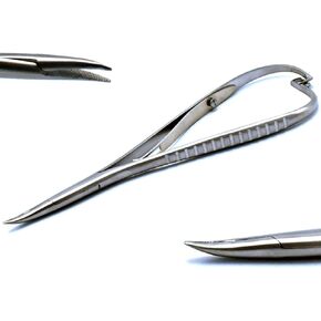 Mathieu Pliers 5.5" (13.9cm) Needle Holder Driver Curved Tip, Ligature Separator Placer, Orhtodontic Pliers, Lace Back Tightener (Pack of 1) DN-2310