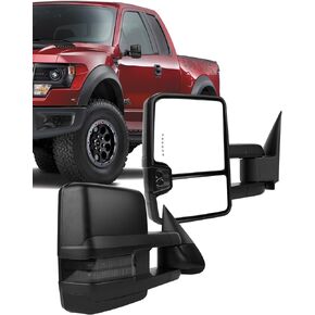 ECCPP سحب المرايا ل 1988-98 ل تشيفي ل جي إم سي ل C/K 1500 2500 3500 غطاء أسود الطاقة LED بدوره إشارة لاقط المرايا