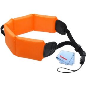 Floating Strap - Orange For Sony, Nikon, Canon, Pentax, Olympus Cameras & Camcorders