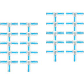 Scicalife 20pcs Butt Splice T- Type Butt Connector Crimp Connectors Insulated Electrical Waterproof Wire Terminal Connectors