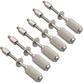 CKPSMS Brand -#XE4590001 Embroidery Hoop Metal Long Adjusting Screws Compatible with/Replacement for Many Brother Brand BabyLock Brand Hoops (6PCS)