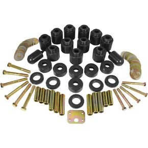 Prothane 1-114-BL Black 1" Lift Body Mount for TJ