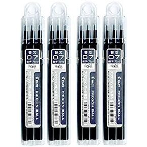 Pilot 2 X FriXion Gel Ink Pen Refill-0.7mm-Black-Pack of 3X2pack Value Set