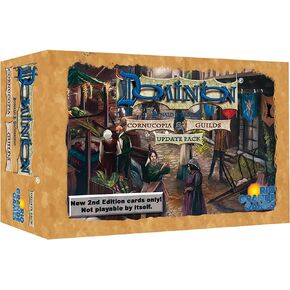 Rio Grande Games: Dominion Cornucopia & Guilds - Update Pack - New 2nd Edition Cards Only, Expansion Pack to Update 1st Edition to 2nd Edition