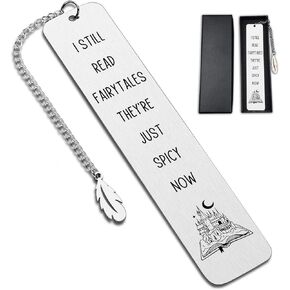 Funny Bookmark for Spicy Fairytale Bookish Gift for Women Girls Book Lover Gifts for Spicy Reader Romance Lover Reading Gift Bookworm Birthday for Friends Valentines Christmas for Her