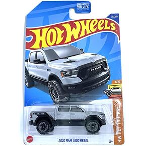 Hot Wheels 2022 - 2020 RAM 1500 Rebel - 23/250 [Silver/Black] HW Hot Trucks 1/10