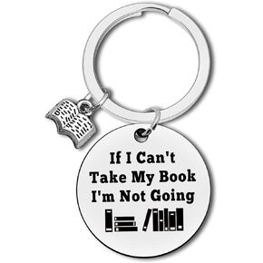 Book Lovers Gifts Keychain Reading Book Club Gift Reading Lover Gift Bookworm Gifts Jewelry Librarian Gift Writer Reader Gifts Keyring Bibliophile Gift for Women Men Christmas Birthday Graduation Gift