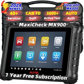 Autel MaxiCheck MX900 Autel Scanner Better Autel MX808 MX808S MK808 MK808S MK808BT MP808 MS906 for 10000+ Vehicles 3000+ Active Test OE All System Diagnostic Scan Tool 40+ Services Auto VIN DoIP/CANFD