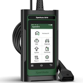 S510 OBD2 Scanner Diagnostic Tool, Car Code Reader and Reset Tool with ABS SRS, 8 Reset Functions, Lifetime Free Update, Automotive Scan Tool for OBD II/EOBD Protocol Cars After 1996