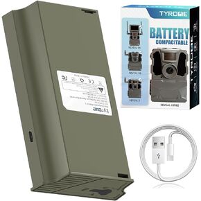 tyrone Battery Pack Compatible with Tactacam, Reveal Battery Pack Compatible with Hunting Camera X, X Pro, X Gen 2.0, XB, SK