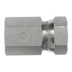 Brennan Industries 1405-32-32 Steel Straight Adapter, 2"-11-1/2 Female NPTF x 2"-11-1/2 Female NPSM Thread