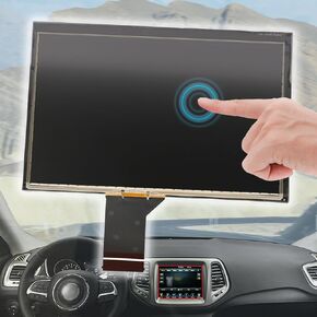 7" Inch Replacement Uconnect VP2 LCD Monitor Display with Touch Screen Navigation Digitizer Fit for Jeep Compass 2017 2018 2019 2020 Replace# TDO-WXGA0700K00033-V2 TDO-WXGA0700K00057-V1