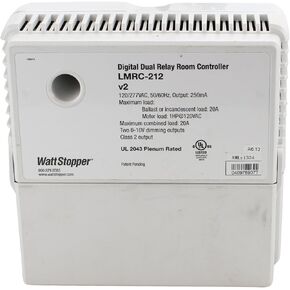 Watt Stopper LMRC-221 Digital Room Controller, RJ-45, Universal Dimming, 120/277V