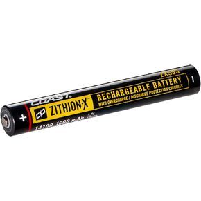 Coast ZX555 ZITHION-X Li-Ion Rechargeable Battery for The G24, G25, G26, G32, and G34 LED Flashlights, Black