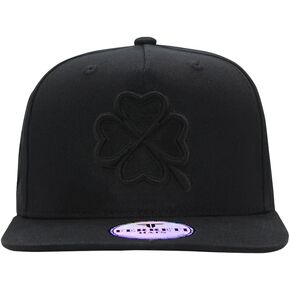 Ferreti Culiacan Good Luck Flat Brim Hat - Flat Bill Hats for Men, Black Hats for Men, Flat Brim Hats for Men and Women, Mens Flat Bill Hats, Gorras Planas para Hombre, Adjustable Size